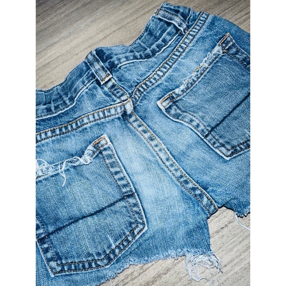 D2 Little Girls Cutoff‎ Jean Shorts Size 5 Crewcuts Match Mama Mini - Picture 4 of 5